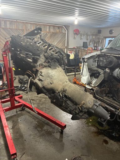 Drivetrain from van