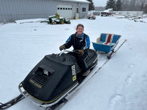 Pulling a sleigh